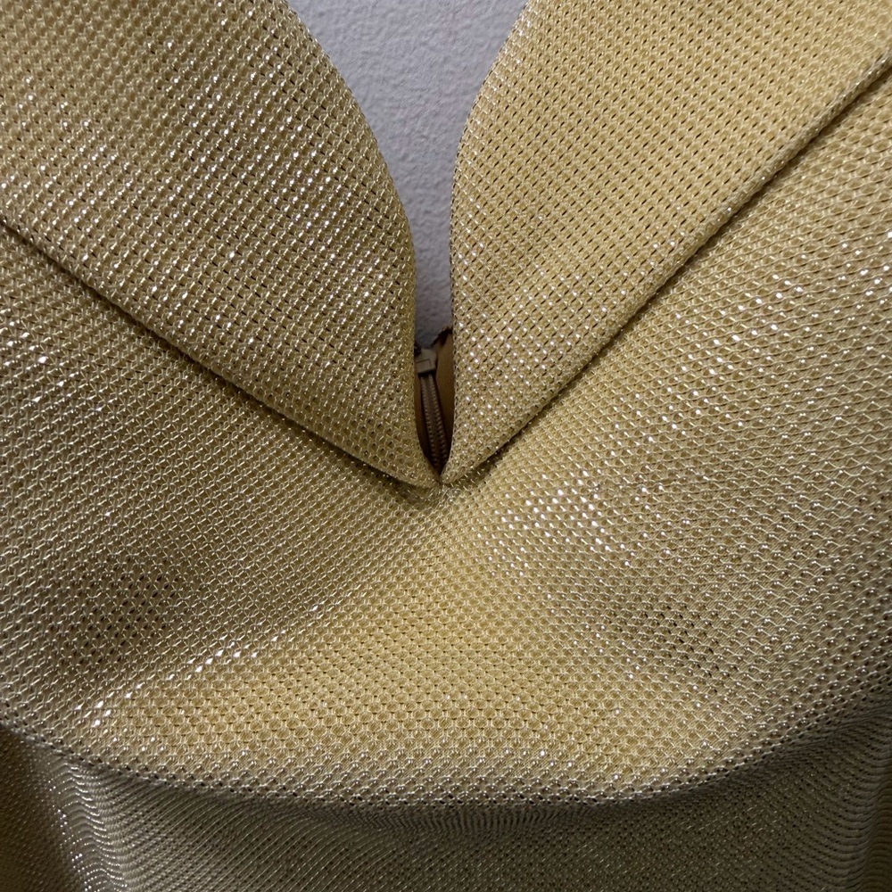 Saboroma Strapless Gold Dress - Picture 2 of 3